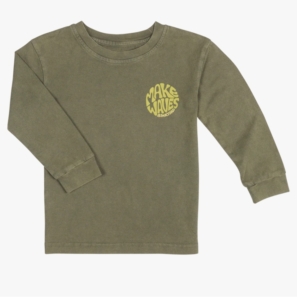 Binky Bros Make Waves Long Slv Tee
